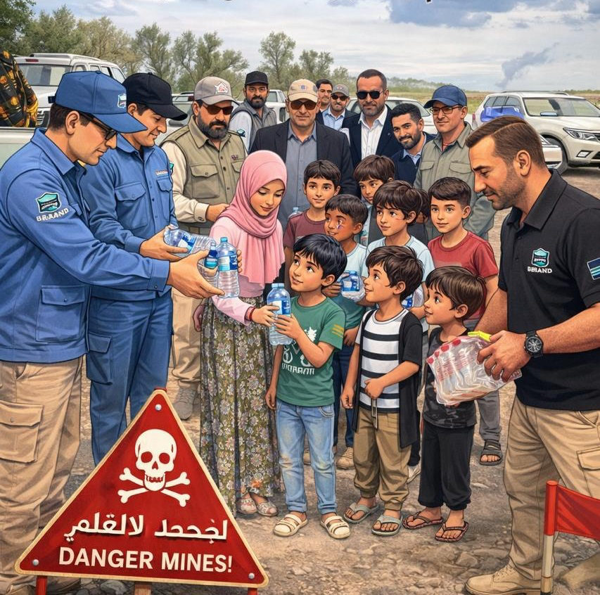 فريق السوار الآمن خلال نشاط توعوي ميداني