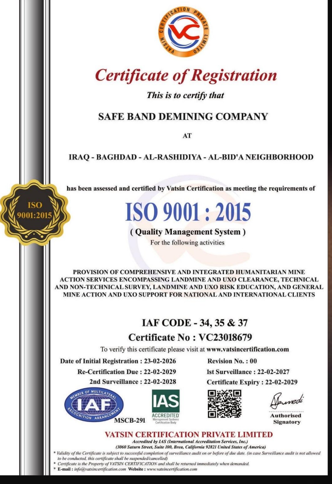 ISO 9001:2015